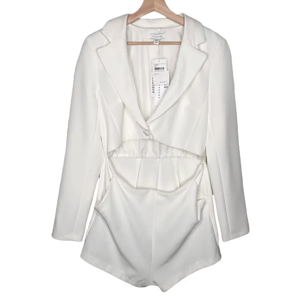 New Modern Femme Topshop Blazer Romper Size 8